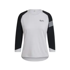 Jersey Rapha Women's Trail 3/4 Light Grey/Black