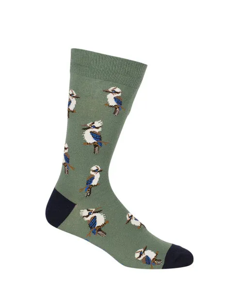 Kookaburra Men's Bamboo Crew Socks