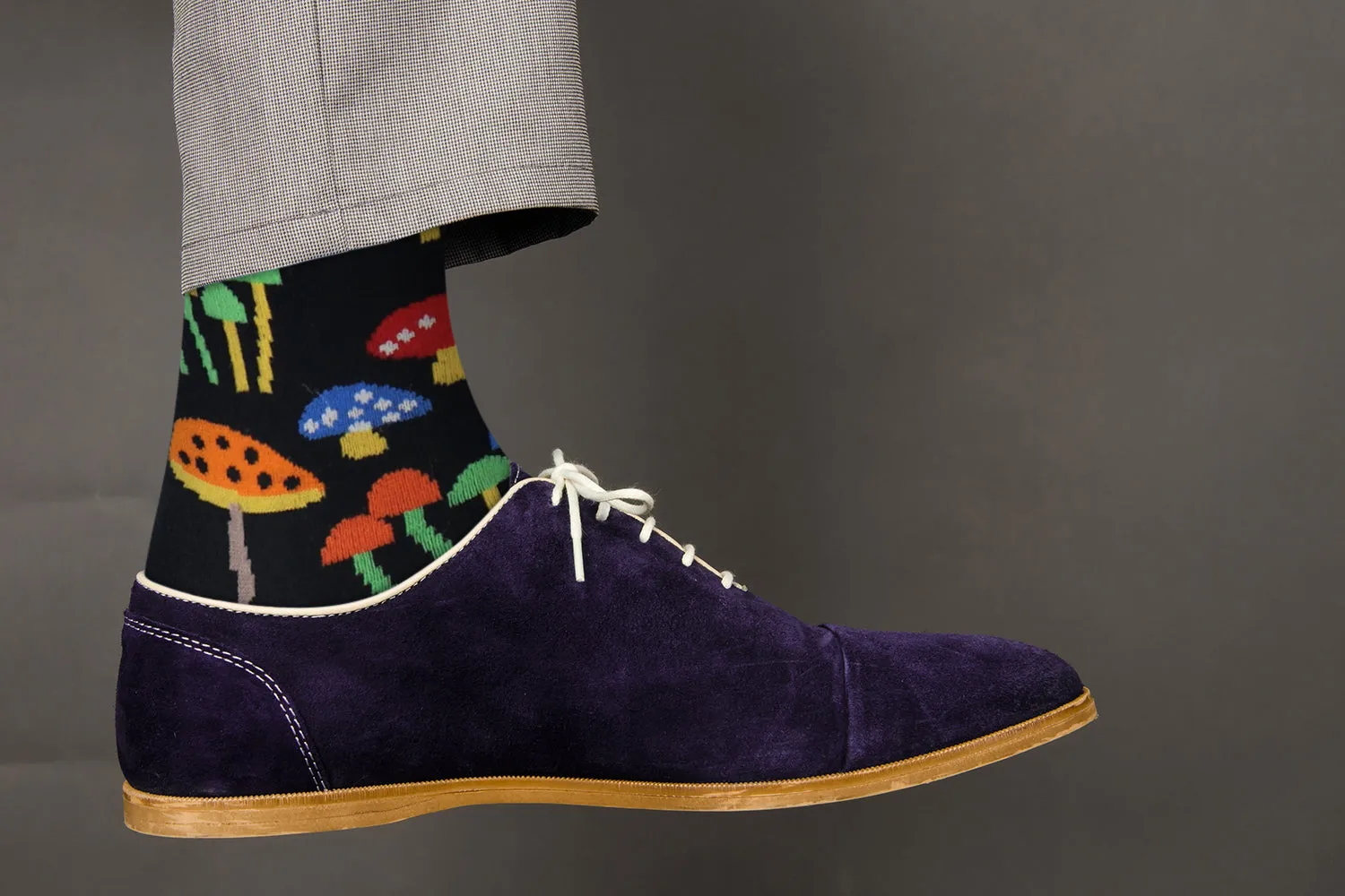 Sick Socks- Mushrooms - Trippy Dress Socks